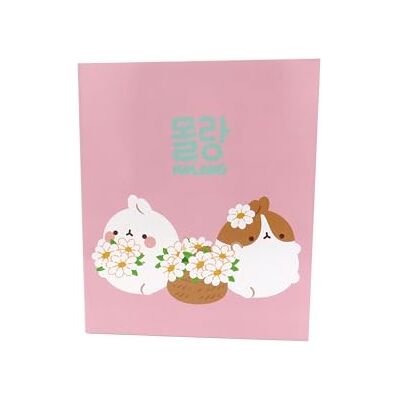 CYPBRANDS CyP Brands – Molang, Ordner, Aktenschrank, Carpesano, Ringbuch, Blossom, Pink, Offizielles Produkt CYPBRANDS CyP Brands – Molang, Ordner, Aktenschrank, Carpesano, Ringbuch, Blossom, Pink, Offizielles Produkt