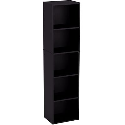 Vida Designs Büro-Bücherregale, Holz, Schwarz, Standard, 333638 Vida Designs Büro-Bücherregale, Holz, Schwarz, Standard, 333638