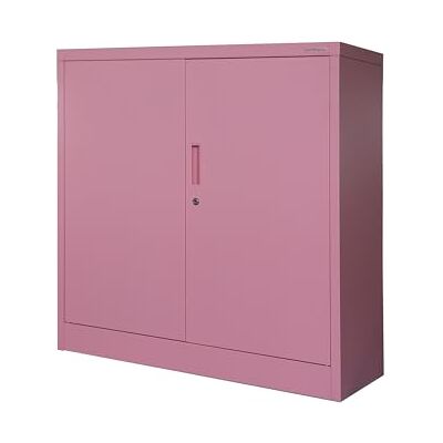 Jan Nowak Kleiner Aktenschrank C001B Büroschrank Metallschrank Aufbewahrungsschrank 2 Verstellbare Fachböden Pulverbeschichtet Abschließbar 92,5 cm x 90 cm x 40 cm (Rosa) Jan Nowak Kleiner Aktenschrank C001B Büroschrank Metallschrank Aufbewahrungsschrank 2 Verstellbare Fachböden Pulverbeschichtet Abschließbar 92,5 cm x 90 cm x 40 cm (Rosa)