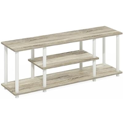 Furinno Entertainment/TV-Regal mit unterschiedlichen Ablageflächen, Eiche, 29.72 x 29.72 x 41.15 cm Furinno Entertainment/TV-Regal mit unterschiedlichen Ablageflächen, Eiche, 29.72 x 29.72 x 41.15 cm