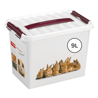 SUNWARE perfectly organised Sunware Q-line Haustier aufbewahrungsbox 9L 30x20x22cm luftdicht futterbox hund futterbox katze futtertonne hund 9kg SUNWARE perfectly organised Sunware Q-line Haustier aufbewahrungsbox 9L 30x20x22cm luftdicht futterbox hund futterbox katze futtertonne hund 9kg