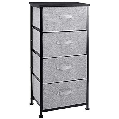 Amazon Basics Stoff 4-Schubladen Aufbewahrungs-Unit - Aufbewahrungsart Amazon Basics Stoff 4-Schubladen Aufbewahrungs-Unit - Aufbewahrungsart