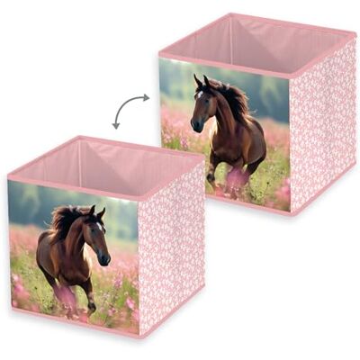 Herding Young Collection Aufbewahrungsbox, Pferd, 30 x 30 x 30 cm, Faltbare Box, Mehrfarbig Herding Young Collection Aufbewahrungsbox, Pferd, 30 x 30 x 30 cm, Faltbare Box, Mehrfarbig