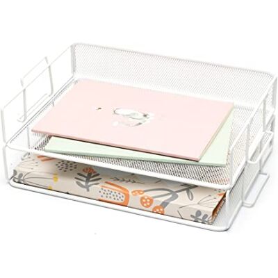 EXERZ Briefablagen 2tlg/ Papiersortierer/Schreibtisch multifunktionaler Organiser/Dateihalter für Büro, Schule, Studie, 2-In-1-Schublade, Raumwunder (Schwarz) EXERZ Briefablagen 2tlg/ Papiersortierer/Schreibtisch multifunktionaler Organiser/Dateihalter für Büro, Schule, Studie, 2-In-1-Schublade, Raumwunder (Schwarz)