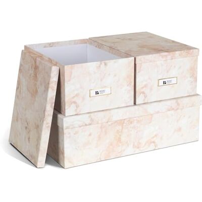 BIGSO BOX OF SWEDEN BIGSO INGE 3er-Set Aufbewahrungsboxen für das Schlaf-, Kinder-, Arbeits- oder Badezimmer – Ordnungsbox mit Deckel – Aufbewahrungskisten in Leinenoptik – beige BIGSO BOX OF SWEDEN BIGSO INGE 3er-Set Aufbewahrungsboxen für das Schlaf-, Kinder-, Arbeits- oder Badezimmer – Ordnungsbox mit Deckel – Aufbewahrungskisten in Leinenoptik – beige