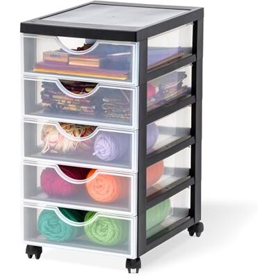 Iris Ohyama Kunststoff-Schubladenbox mit Rollen, 5 flachen Schubladen, Mattweiß, Griffe zum Ziehen, Für Schlafzimmer, Schule & Büro, BPA-frei, Schubladenschrank, Rollcontainer, A4 Drawer, DDDC-350 Iris Ohyama Kunststoff-Schubladenbox mit Rollen, 5 flachen Schubladen, Mattweiß, Griffe zum Ziehen, Für Schlafzimmer, Schule & Büro, BPA-frei, Schubladenschrank, Rollcontainer, A4 Drawer, DDDC-350