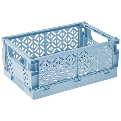 keeeper fritzi Faltbare Dekobox, 9,63 l, Zusammenklappbare Box, Kompakt und platzsparend, Blau (Nordic Blue) keeeper fritzi Faltbare Dekobox, 9,63 l, Zusammenklappbare Box, Kompakt und platzsparend, Blau (Nordic Blue)
