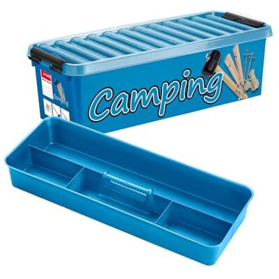 SUNWARE perfectly organised Sunware Q-line Aufbewahrungsbox klein 9,5L 48,5x19x14,7cm Kunststoff Aufbewahrungsbox mit Einsatz kleine box für Camping SUNWARE perfectly organised Sunware Q-line Aufbewahrungsbox klein 9,5L 48,5x19x14,7cm Kunststoff Aufbewahrungsbox mit Einsatz kleine box für Camping