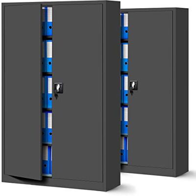 Jan Nowak 2er Set Aktenschrank XXL C001II Büroschrank Metallschrank Flügeltüren Stahlblech Pulverbeschichtung 185 cm x 115 cm x 40 cm (anthrazit/anthrazit) Jan Nowak 2er Set Aktenschrank XXL C001II Büroschrank Metallschrank Flügeltüren Stahlblech Pulverbeschichtung 185 cm x 115 cm x 40 cm (anthrazit/anthrazit)