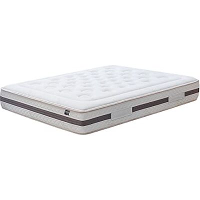 KUO Dream Bio Natur Matratze Natürliche Baumwoll Steppung, Bambus Stoff Lendenwirbel Verstärkung aus Latex Dicke 27 cm 150 x 200 cm KUO Dream Bio Natur Matratze Natürliche Baumwoll Steppung, Bambus Stoff Lendenwirbel Verstärkung aus Latex Dicke 27 cm 150 x 200 cm