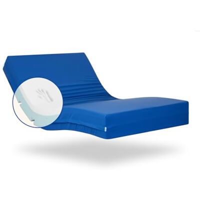 Geriafy Memoryschaum-Matratze Professional V3, 15 cm hoch Wasserdichter Bezug Geeignet für elektrisch verstellbare Lattenroste (90x190 cm) Geriafy Memoryschaum-Matratze Professional V3, 15 cm hoch Wasserdichter Bezug Geeignet für elektrisch verstellbare Lattenroste (90x190 cm)