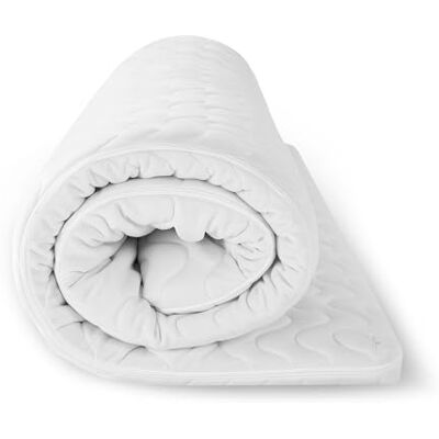 EGOHOME Matratzen Topper 80x200 cm, 7cm Höhe Matratzentopper Härtegrade H2 mit 7-Zonen Spiral-Dorn Kaltschaumkern, Öko-TEX Zertifiziert, Matratzenauflage 80x200cm für Boxspringbett Schlafsofa EGOHOME Matratzen Topper 80x200 cm, 7cm Höhe Matratzentopper Härtegrade H2 mit 7-Zonen Spiral-Dorn Kaltschaumkern, Öko-TEX Zertifiziert, Matratzenauflage 80x200cm für Boxspringbett Schlafsofa
