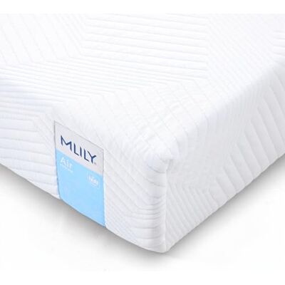 MLILY Matratze Air IGR Zertifiziert, 180 x 200cm, 2in1 Liegehärten mittel/Fester, kühl/wärmer, ergonomische 7 Zonen AirCell/CoolFlex/BlueFlowSchaum SEAQUAL Oeko-TEX 100, CertiPUR MLILY Matratze Air IGR Zertifiziert, 180 x 200cm, 2in1 Liegehärten mittel/Fester, kühl/wärmer, ergonomische 7 Zonen AirCell/CoolFlex/BlueFlowSchaum SEAQUAL Oeko-TEX 100, CertiPUR