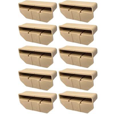 cyclingcolors 10x Lattenhalter Monolatte 63 x 8 mm Kunststoff für Lattenrost Holzrahmen Bett Endkappen Befestigung Lasche Klammer Schraube, beige cyclingcolors 10x Lattenhalter Monolatte 63 x 8 mm Kunststoff für Lattenrost Holzrahmen Bett Endkappen Befestigung Lasche Klammer Schraube, beige