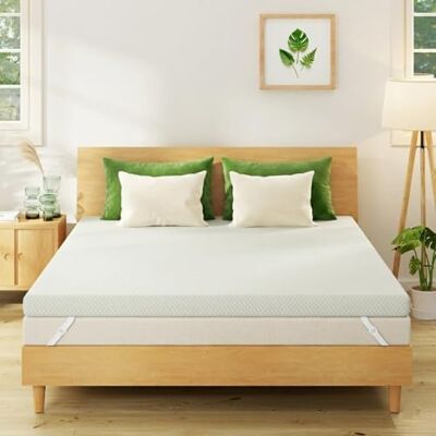 ESSENCE SLEEP Gel Topper 90x200cm, Matratzen Topper aus 5 cm Gel-Memory- Schaum, Atmungsaktiver Matratzentopper, ÖEko-Tex Zertifiziert, H2 Weiche für Matratzen Boxspringbett, Schlafsofa, Gästebett ESSENCE SLEEP Gel Topper 90x200cm, Matratzen Topper aus 5 cm Gel-Memory- Schaum, Atmungsaktiver Matratzentopper, ÖEko-Tex Zertifiziert, H2 Weiche für Matratzen Boxspringbett, Schlafsofa, Gästebett