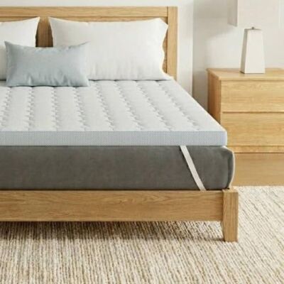 EGOHOME Matratzen Topper 140x200, 7cm Höhe Matratzentopper 140x200cm, Matratzenauflage Zertifiziert & ergonomisch für unbequeme Matratze, Boxspringbett, Gästebett, rutschfest mit Noppen EGOHOME Matratzen Topper 140x200, 7cm Höhe Matratzentopper 140x200cm, Matratzenauflage Zertifiziert & ergonomisch für unbequeme Matratze, Boxspringbett, Gästebett, rutschfest mit Noppen