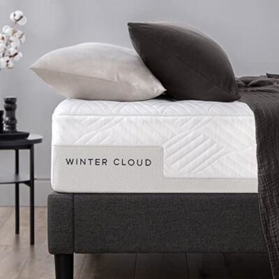 Zinus Winter Cloud Memory Schaum Matratze 180 x 200 cm Höhe 30 cm Premium-Matratze H3-H4 Mittelfest Rollmatratze Zinus Winter Cloud Memory Schaum Matratze 180 x 200 cm Höhe 30 cm Premium-Matratze H3-H4 Mittelfest Rollmatratze