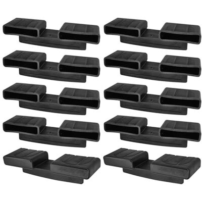 cyclingcolors 10x Lattenhalter Einsteckkappen für 2 Latten zur Befestigung Kappen Halter Lattenrost Einfach 53x8mm Kunststoff flexibel Bett Schwarz cyclingcolors 10x Lattenhalter Einsteckkappen für 2 Latten zur Befestigung Kappen Halter Lattenrost Einfach 53x8mm Kunststoff flexibel Bett Schwarz
