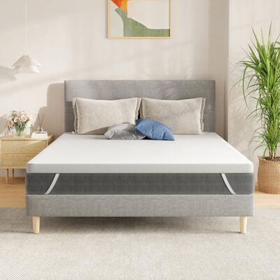 SynthoSpace Matratzen Topper 90x190cm H2, Matratzentopper 90x190 Schlafsofa Bett Memory Foam, Mattress Topper 90x190 Boxspringbett Topper Bezug Waschbarer 5cm Höhe SynthoSpace Matratzen Topper 90x190cm H2, Matratzentopper 90x190 Schlafsofa Bett Memory Foam, Mattress Topper 90x190 Boxspringbett Topper Bezug Waschbarer 5cm Höhe