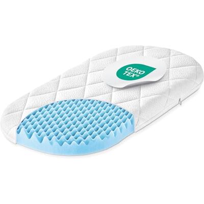 Julius Zöllner Dr. Lübbe Air Plus 82x47 cm – Babymatratze für den Stubenwagen ideal für Neugeborene – Made in Germany hochwertig und schadstoffgeprüft, atmungsaktiv, optimaler Liegekomfort Julius Zöllner Dr. Lübbe Air Plus 82x47 cm – Babymatratze für den Stubenwagen ideal für Neugeborene – Made in Germany hochwertig und schadstoffgeprüft, atmungsaktiv, optimaler Liegekomfort