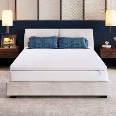 EGOHOME Topper 160x200cm Memory Foam Matratzentopper 8cm Höhe, H2 Öko-TEX® Zertifiziert Hochwertige Matratzenauflage, Atmungsaktiv 3D-Netz Bezug, Matratzen Topper 160x200 für Boxspringbett EGOHOME Topper 160x200cm Memory Foam Matratzentopper 8cm Höhe, H2 Öko-TEX® Zertifiziert Hochwertige Matratzenauflage, Atmungsaktiv 3D-Netz Bezug, Matratzen Topper 160x200 für Boxspringbett