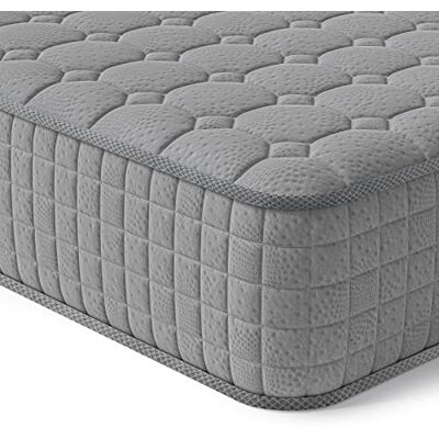 Vesgantti Matratze 90x200 7-Zonen Federkernmatratze 24cm Taschenfederkernmatratze Mittelfeste Orthopädischem Tonnentaschenfederkernmatratze (H3-grau, Tight-top 24cm) Vesgantti Matratze 90x200 7-Zonen Federkernmatratze 24cm Taschenfederkernmatratze Mittelfeste Orthopädischem Tonnentaschenfederkernmatratze (H3-grau, Tight-top 24cm)