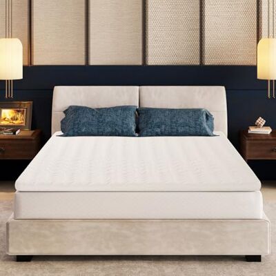 EGOHOME Matratzen Topper 80x200, 7cm Höhe Matratzentopper mit Komfortschaumkern für Boxspringbett Wohnwagen Schlafsofa Premium Komfort-Topper 3D-Netz Bezug Waschbar Oeko-TEX EGOHOME Matratzen Topper 80x200, 7cm Höhe Matratzentopper mit Komfortschaumkern für Boxspringbett Wohnwagen Schlafsofa Premium Komfort-Topper 3D-Netz Bezug Waschbar Oeko-TEX
