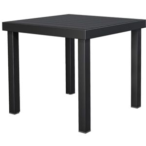 YITAHOME Gartentisch, 78x78cm Terrassentisch mit WPC-Holztischplatte und Aluminiumrahmen, wetterfest, quadratischer Outdoor-Terrassentisch mit E-Beschichtung, Outdoor-Esstisch für Garten, Schwarz YITAHOME Gartentisch, 78x78cm Terrassentisch mit WPC-Holztischplatte und Aluminiumrahmen, wetterfest, quadratischer Outdoor-Terrassentisch mit E-Beschichtung, Outdoor-Esstisch für Garten, Schwarz