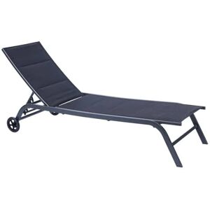 Megashopitalia Sonnenliege für den Garten, aus Aluminium, zusammenklappbar, mit Rädern Megashopitalia Sonnenliege für den Garten, aus Aluminium, zusammenklappbar, mit Rädern