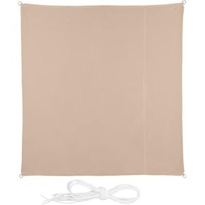 Relaxdays Sonnensegel, 3,5 x 3,5 m, wasserabweisend, Polyester, Spannseile, Segeltuch quadratisch, Garten, Balkon, beige Relaxdays Sonnensegel, 3,5 x 3,5 m, wasserabweisend, Polyester, Spannseile, Segeltuch quadratisch, Garten, Balkon, beige