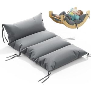 COSYLAND Kletterbogen Kissen 50×100 cm – Weiches Kissen für Kletterbogen, Sonnenliege & Gartenstuhl, rutschfest, Faltbar, Vielseitig Einsetzbar Grau COSYLAND Kletterbogen Kissen 50×100 cm – Weiches Kissen für Kletterbogen, Sonnenliege & Gartenstuhl, rutschfest, Faltbar, Vielseitig Einsetzbar Grau