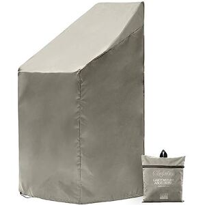 Chefarone Abdeckung Gartenmöbel Winterfest Schutzhülle Gartenmöbel für GartenStühle & Stapelstühle wasserdichte Abdeckhaube Polyester 250D inklusive Aufbewahrungstasche 67x 67x110 cm Chefarone Abdeckung Gartenmöbel Winterfest Schutzhülle Gartenmöbel für GartenStühle & Stapelstühle wasserdichte Abdeckhaube Polyester 250D inklusive Aufbewahrungstasche 67x 67x110 cm