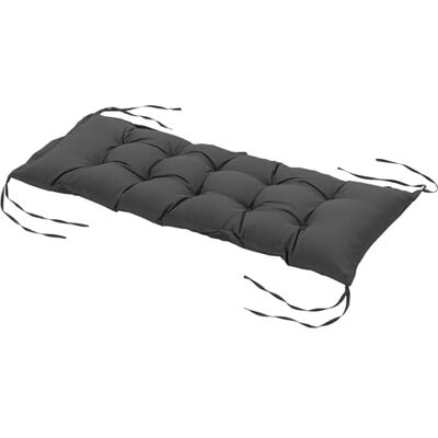 Outsunny Sitzkissen 100x40 cm Stuhlkissen mit Bindebänder, 10cm dick Polsterauflage, waschbar Sitzpolster für Haus, Garten, Sofa, Stühle, Dunkelgrau Outsunny Sitzkissen 100x40 cm Stuhlkissen mit Bindebänder, 10cm dick Polsterauflage, waschbar Sitzpolster für Haus, Garten, Sofa, Stühle, Dunkelgrau