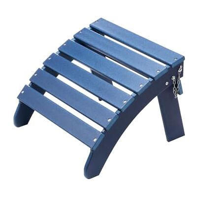 VEVOR Fußstütze für Adirondack-Stühle, 475x480x350 mm, klappbarer Adirondack-Ottomane aus HDPE-Kunststoff, Gartenstuhl, weit verbreitet für Außenbereich, Veranda, Pool, Rasen, Hinterhof, blau VEVOR Fußstütze für Adirondack-Stühle, 475x480x350 mm, klappbarer Adirondack-Ottomane aus HDPE-Kunststoff, Gartenstuhl, weit verbreitet für Außenbereich, Veranda, Pool, Rasen, Hinterhof, blau