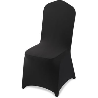VEVOR Stuhlhussen Stuhlbezug 100 STK. waschbarer & Abnehmbarer Stuhlüberzug aus Polyester-Spandex für Hochzeitsfeiern Esszimmerbankette Restaurant, passend für Stühle (51 x 45 x 95 cm) Schwarz VEVOR Stuhlhussen Stuhlbezug 100 STK. waschbarer & Abnehmbarer Stuhlüberzug aus Polyester-Spandex für Hochzeitsfeiern Esszimmerbankette Restaurant, passend für Stühle (51 x 45 x 95 cm) Schwarz