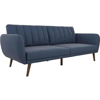 Novogratz Brittany Schlafsofa, Leinen Marineblau Novogratz Brittany Schlafsofa, Leinen Marineblau