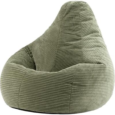 Icon Dalton Sitzsack Cord, Salbeigrün, Gaming Sitzsack Erwachsene mit Füllung, Bean Bag, Lounge Sessel, Lounge Stuhl, Schlafzimmer, Wohnzimmer Möbel Icon Dalton Sitzsack Cord, Salbeigrün, Gaming Sitzsack Erwachsene mit Füllung, Bean Bag, Lounge Sessel, Lounge Stuhl, Schlafzimmer, Wohnzimmer Möbel