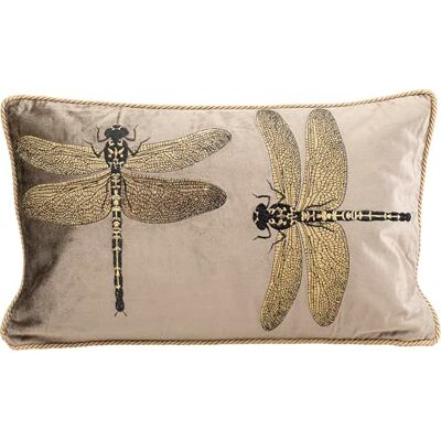 Kare Design Kissen Glitter Dragonfly, 30x50 cm (L-B), Braun, Modern, Zierkissen, Dekokissen, Tiermotiv, mit Reißverschluss, Schafzimmer, Wohnzimmer, für Sofas-Couches Kare Design Kissen Glitter Dragonfly, 30x50 cm (L-B), Braun, Modern, Zierkissen, Dekokissen, Tiermotiv, mit Reißverschluss, Schafzimmer, Wohnzimmer, für Sofas-Couches
