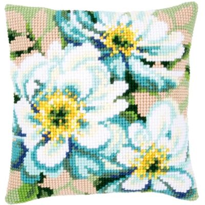 Vervaco Kreuzstich Stickpackungen Kissen Stickerei Set Anfänger Vorgedruckt Japanische Anemone II DIY Set Kreativ Set Für Erwachseneca. 40 x 40 cm Bastelset Handwerker Haus Dekoration Vervaco Kreuzstich Stickpackungen Kissen Stickerei Set Anfänger Vorgedruckt Japanische Anemone II DIY Set Kreativ Set Für Erwachseneca. 40 x 40 cm Bastelset Handwerker Haus Dekoration