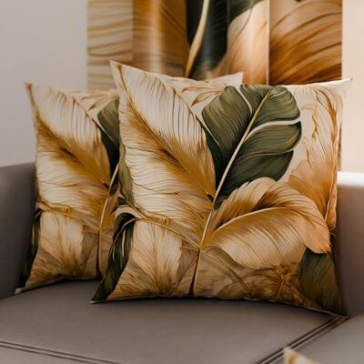 PETTI Artigiani Italiani Paar Kissenbezüge 35 x 35 cm aus Mikrofaser, Dekokissen für Schlafzimmer, Sofa, Wohnzimmer, Set mit 2 Kissenbezügen, Blumenmuster 302, 100% Made in Italy PETTI Artigiani Italiani Paar Kissenbezüge 35 x 35 cm aus Mikrofaser, Dekokissen für Schlafzimmer, Sofa, Wohnzimmer, Set mit 2 Kissenbezügen, Blumenmuster 302, 100% Made in Italy