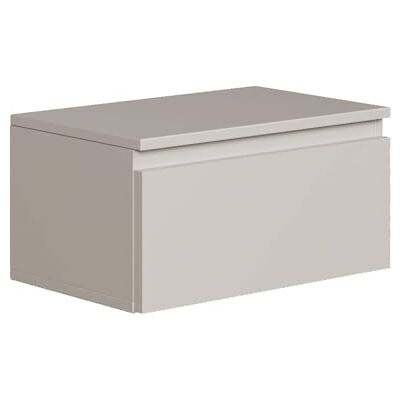 Selsey Nachttisch 49 cm Breite Hängend Nachttisch in Taupe Modernes Design Ideal für Minimalistische Einrichtungen Praktisches Fach Leicht Reinigbar Selsey Nachttisch 49 cm Breite Hängend Nachttisch in Taupe Modernes Design Ideal für Minimalistische Einrichtungen Praktisches Fach Leicht Reinigbar