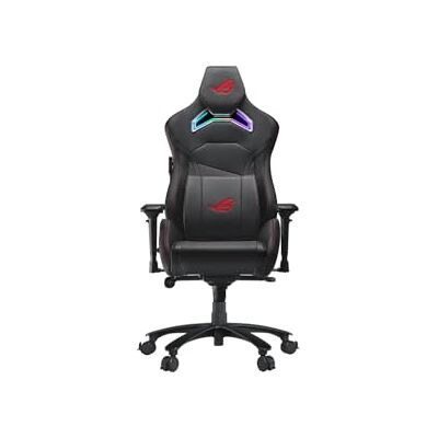 Asus ROG Chariot X Gaming-Stuhl (Aura RGB Beleuchtung, 4D-Armlehnen, Memory-Foam, Premium-PU-Leder, One-Touch-Controller) schwarz Asus ROG Chariot X Gaming-Stuhl (Aura RGB Beleuchtung, 4D-Armlehnen, Memory-Foam, Premium-PU-Leder, One-Touch-Controller) schwarz