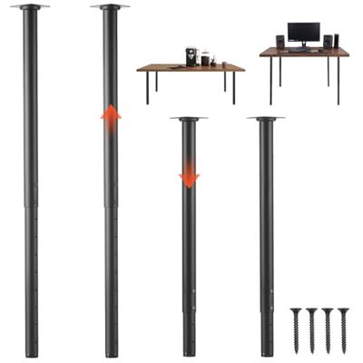 VEVOR Tischbeine 4er-Set, Möbelfüße 60–100 cm Höhenverstellbar, Tischfüße Max. 544 kg, Teleskopbein aus Kohlenstoffstahl, für Schreibtische, Couchtische, Esstische, Werkbänke, Rund VEVOR Tischbeine 4er-Set, Möbelfüße 60–100 cm Höhenverstellbar, Tischfüße Max. 544 kg, Teleskopbein aus Kohlenstoffstahl, für Schreibtische, Couchtische, Esstische, Werkbänke, Rund