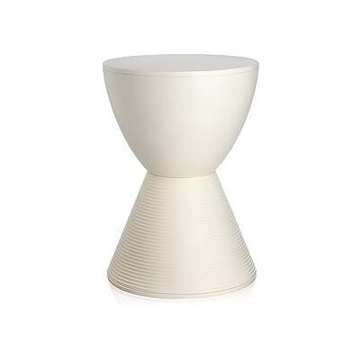 Kartell Prince Aha - Weiße praktische Hocker & Beistelltisch - Hocker Kartell Prince Aha - Weiße praktische Hocker & Beistelltisch - Hocker