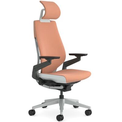Steelcase - Ergonomischer Stuhl - Kopfstütze - Orange - Chair Steelcase - Ergonomischer Stuhl - Kopfstütze - Orange - Chair