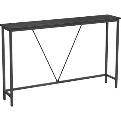 VASAGLE Konsolentisch, Flurtisch schmal, Sofatisch, Beistelltisch für Wohnzimmer, Flur, Eingangsbereich, einfache Montage, anthrazitgrau-tintenschwarz LNT020B04 VASAGLE Konsolentisch, Flurtisch schmal, Sofatisch, Beistelltisch für Wohnzimmer, Flur, Eingangsbereich, einfache Montage, anthrazitgrau-tintenschwarz LNT020B04