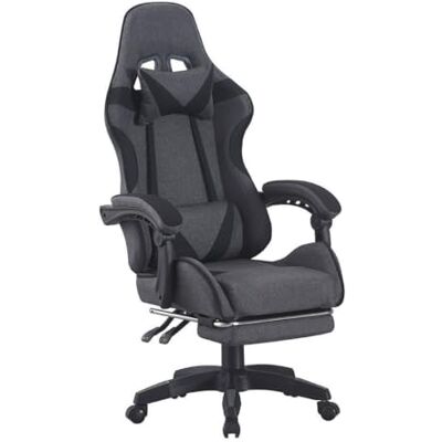 SHIITO Professioneller Gaming-Stuhl, ergonomisch, mit Verstellbarer Rückenlehne, grau-schwarz, Modell Clavin Y830, 130 x 49 x 64 cm SHIITO Professioneller Gaming-Stuhl, ergonomisch, mit Verstellbarer Rückenlehne, grau-schwarz, Modell Clavin Y830, 130 x 49 x 64 cm