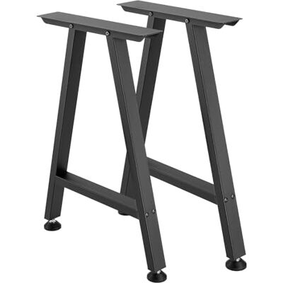 VEVOR Tischkufen 2er-Set 550x740 mm, Trapezförmige Tischuntergestell 1000 kg, Tischbeine Kohlenstoffstahl, Möbelfüße, Tischgestell, Tischfüße für Schreibtische, Couchtische, Esstische, Schwarz VEVOR Tischkufen 2er-Set 550x740 mm, Trapezförmige Tischuntergestell 1000 kg, Tischbeine Kohlenstoffstahl, Möbelfüße, Tischgestell, Tischfüße für Schreibtische, Couchtische, Esstische, Schwarz