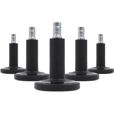 hjh OFFICE 619042 Bodengleiter Bürostuhl STATO-M, Stift 11mm Schwarz robuste Gleiter für weiche Böden hjh OFFICE 619042 Bodengleiter Bürostuhl STATO-M, Stift 11mm Schwarz robuste Gleiter für weiche Böden