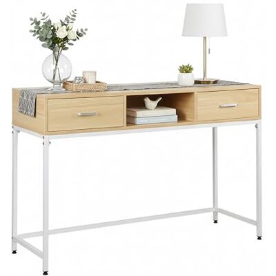Relaxdays - 4052025850135 - Weiß/Natur - Konsole Tisch Relaxdays - 4052025850135 - Weiß/Natur - Konsole Tisch